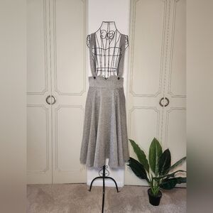 Voodoo Vixen Size 8-10 Toyin Herringbone Overall Skirt